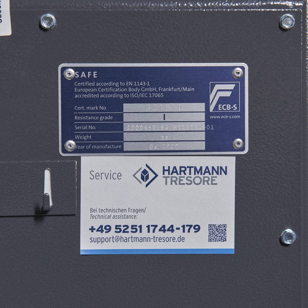 HTI 1001-01 Wertschutzschrank
